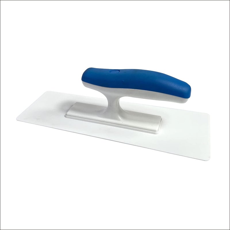 Hanroy Plastic Trowel with Blue Comfortable Grip Handle, Includes 4" x 9.5'' Finishing Trowels, Lightweight Mounting Suitable for Scrape,Plastering and Paint Walls(D1147F) - Image 1